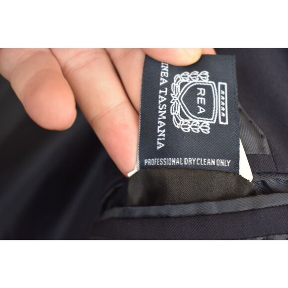 Men's REA Navy Blue Suit Size 40 - Picture 6 of 10